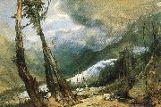 Joseph Mallord William Turner, Glacier and source of the Avyron, Chamonix